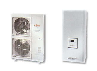 Luft-Wasser-Wärmepumpe zur Deckung des Wärmebedarfs im Gebäude